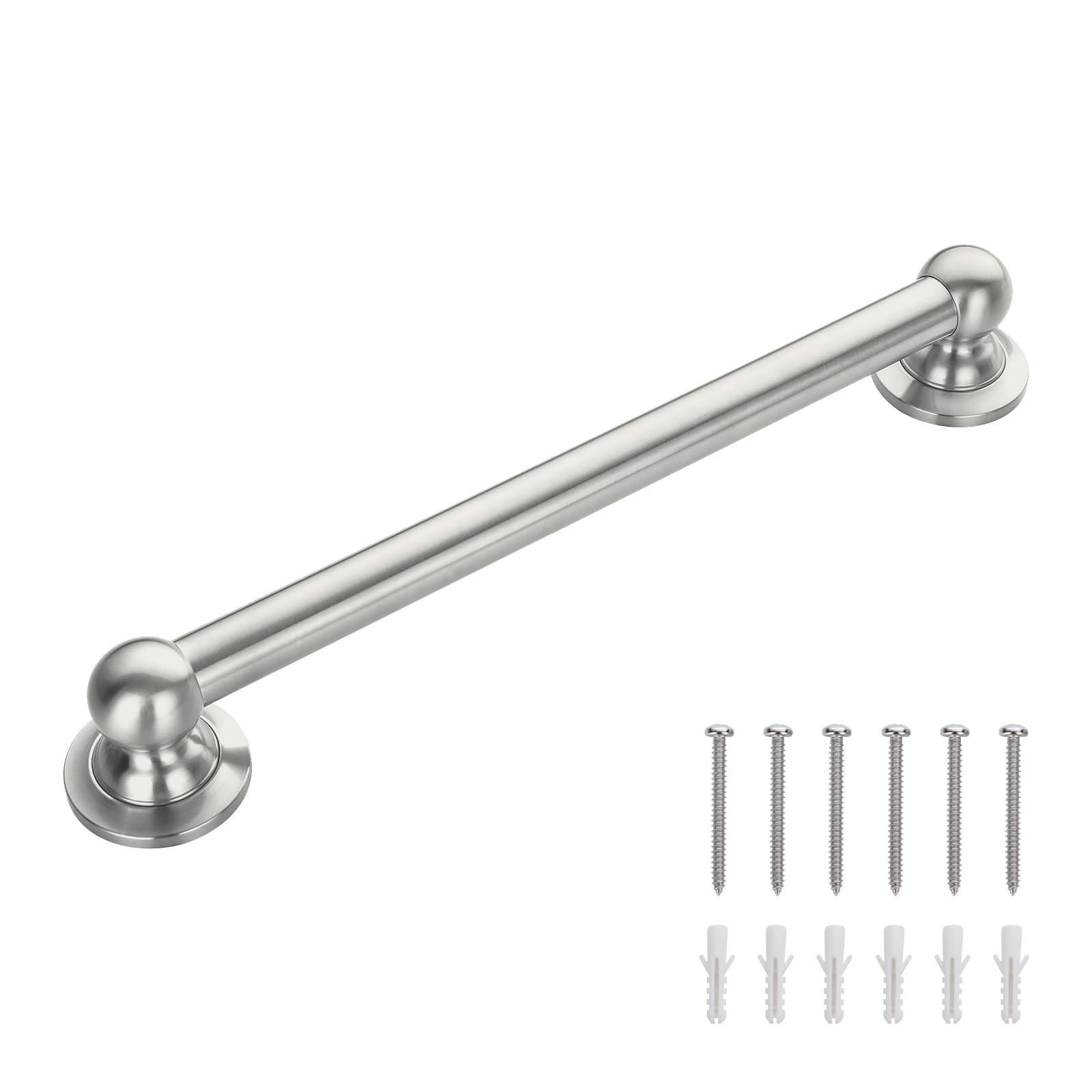 Raemnaky Anti Slip Shower Grab Bar Safety Bathroom Assist Handle Ada Compliant