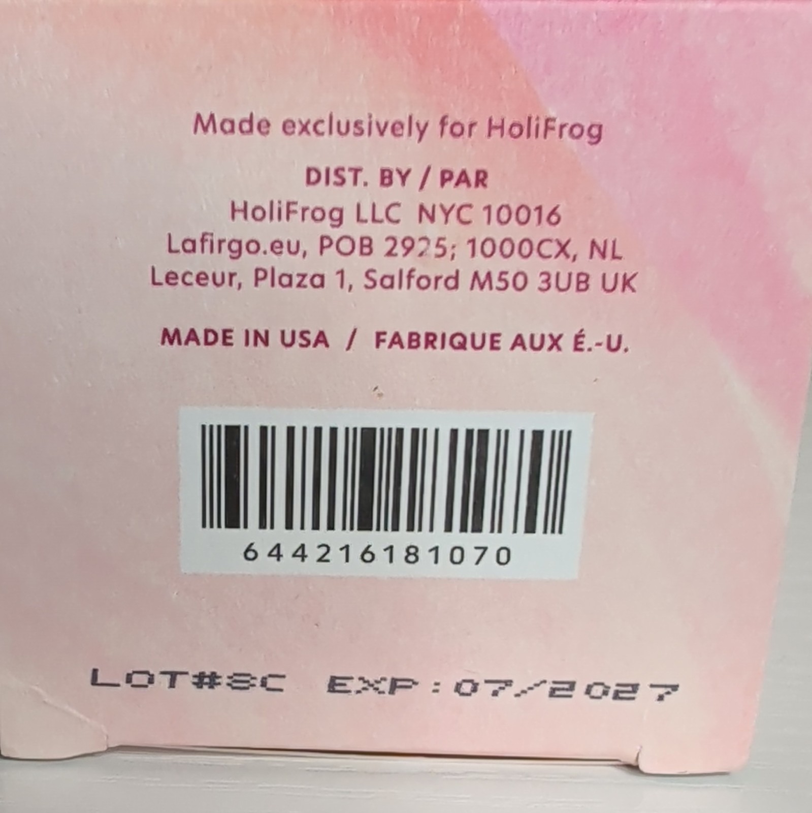 HoliFrog Tashmoo Water Lily Milky Face Cleanser Makeup Remover 5.1 oz