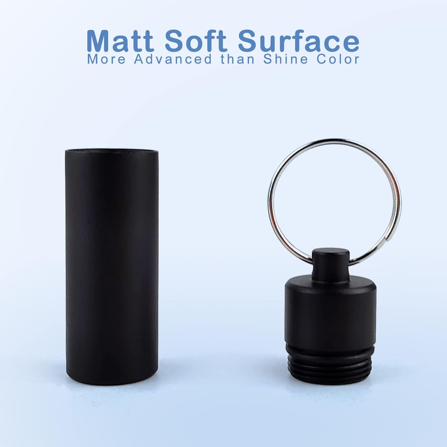 Small Pill Box Waterproof Keychain Pill Holder Portable Travel Pill Container Me