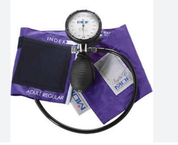 MDF Instruments Medic Palm Aneroid Sphygmomanometer Blood Pressure Monitor PURPL