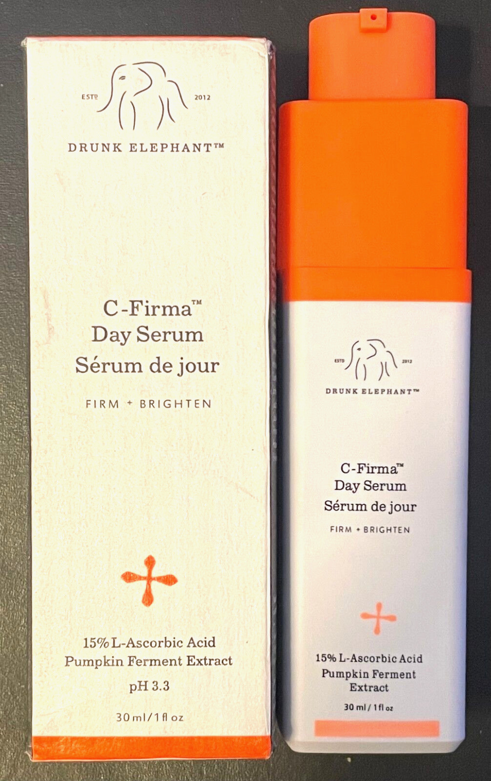 DRUNK ELEPHANT PREMIXED C-FIRMA DAY SERUM 1 OZ FULL SIZE ORIGINAL PREMIXED!
