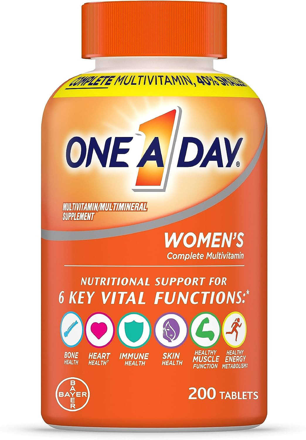 ONE a DAY Womens Complete Daily Multivitamin with Vitamin A, B , C, D, and E, Ca