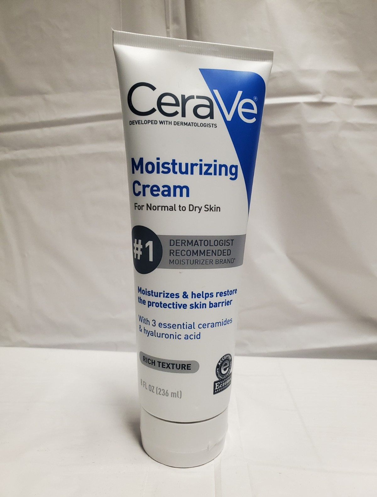 CeraVe Moisturizing Cream Ceramides + Hyaluronic Acid Normal-Dry 8 fl oz