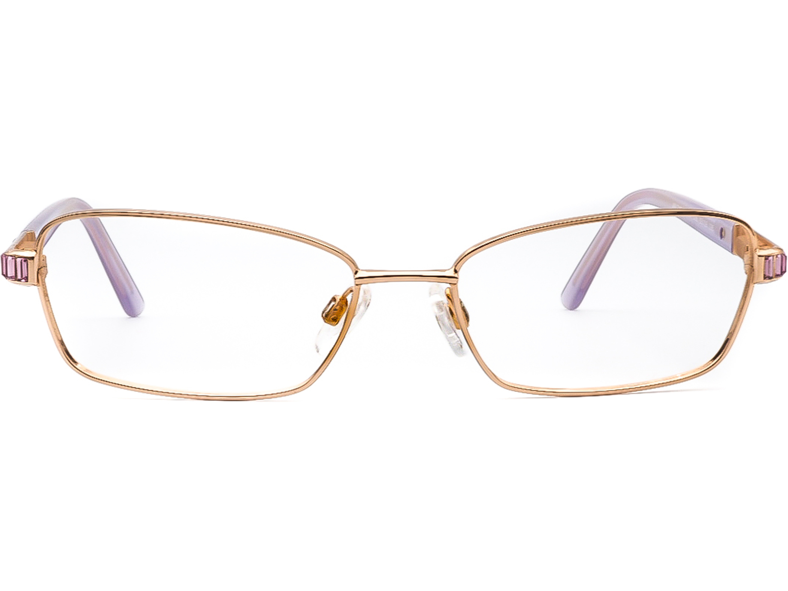 Swarovski Eyeglasses ANY TIME SW 5027 028 Gold/Lilac Frame Italy 53[]16 135
