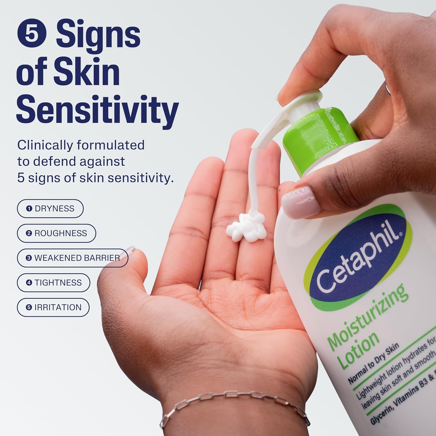 Cetaphil Face & Body Moisturizing Lotion Fragrance Free 20 oz Sensitive Skin