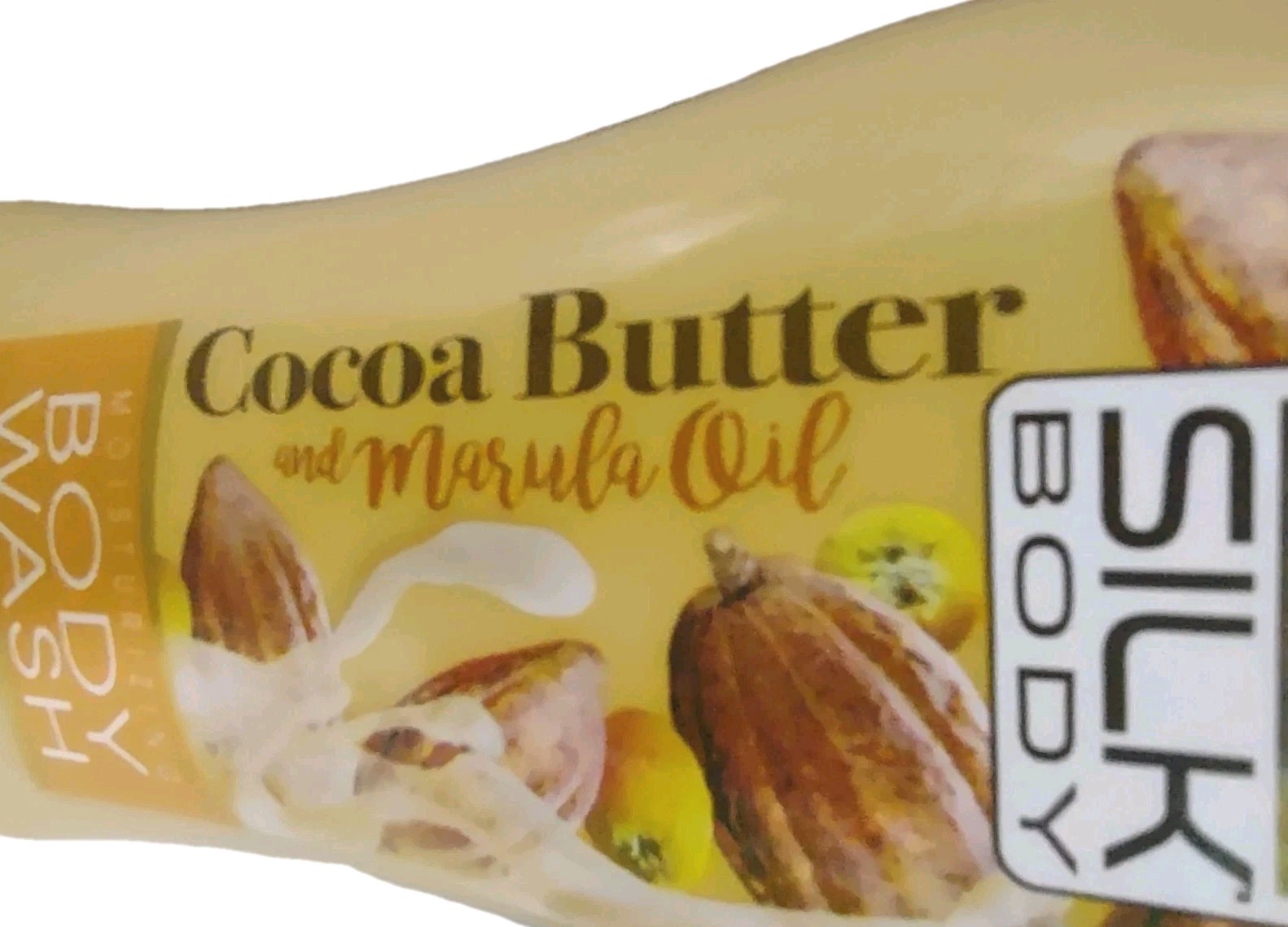 3Pks FAMILY SIZE P.Silk Body Wash w/ Cocoa Butter and Marula Oil Vit E 24 oz Ea
