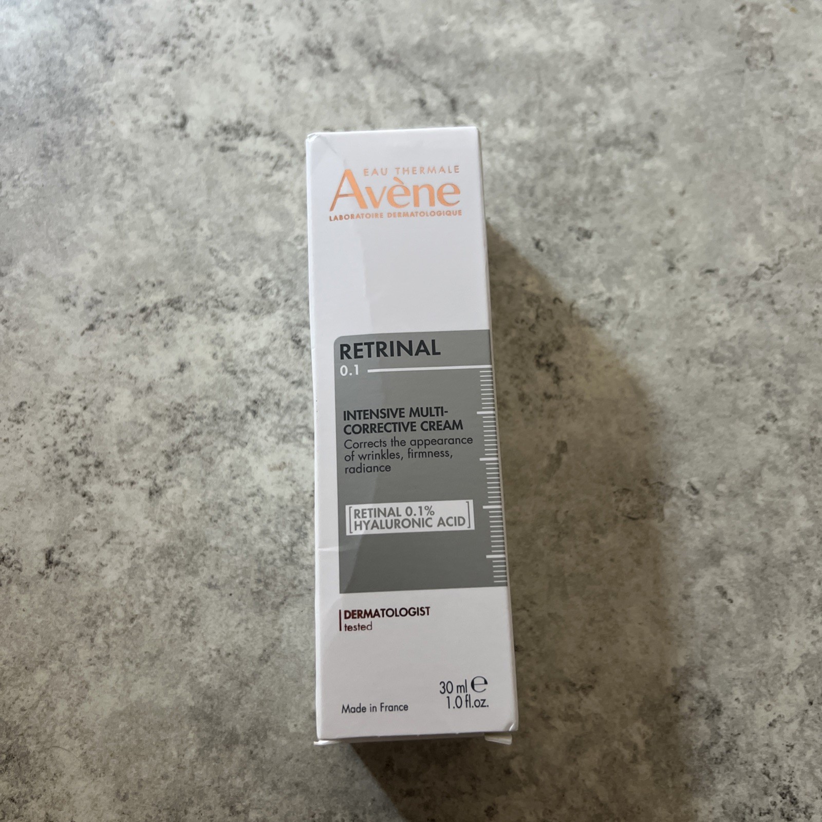 Avene Retrinal 0.1 Intensive Multi-Corrective Cream 1 oz 30 ML NEW. EXP 11/2028