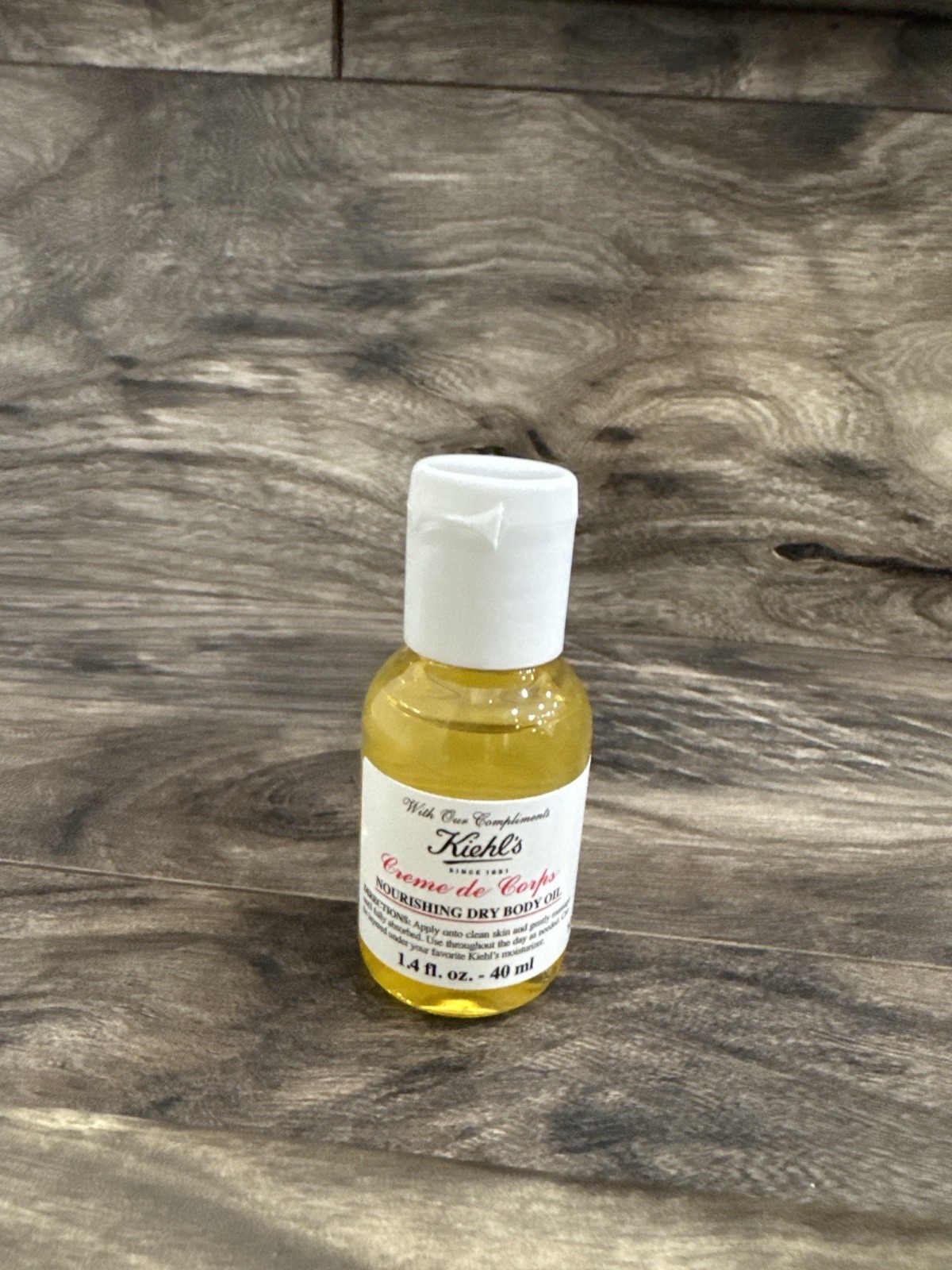 Kiehl’s Dry Body Oil/ 40 ml Travel Size Lightweight Hydrating Body Oil