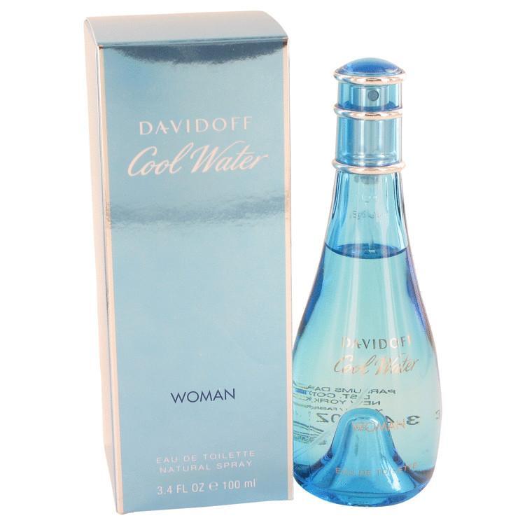 Cool Water Perfume for Women Eau de Toilette Spray 1.7 3.4 oz Sizes – NEW IN BOX