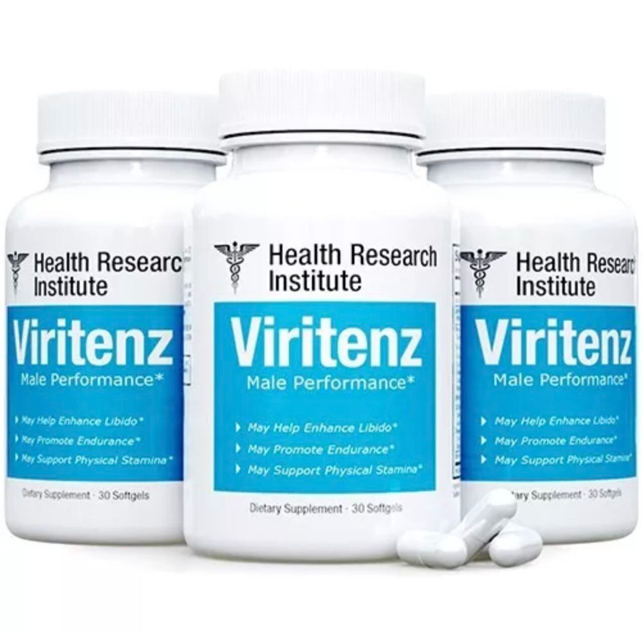 Viritenz – 3 Bottles – 100% Natural – Male performance