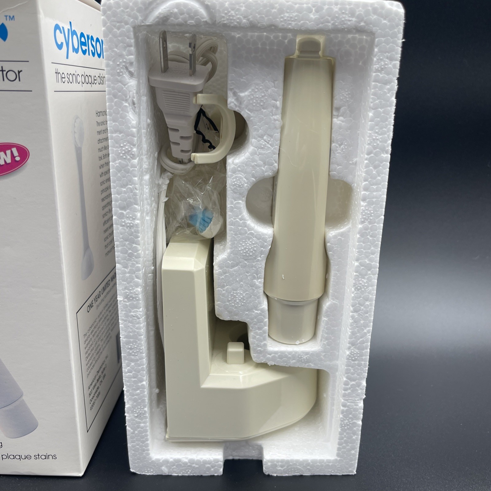 Cybersonic Classic Toothbrush Complete Sonic Oral Care System Model #A104