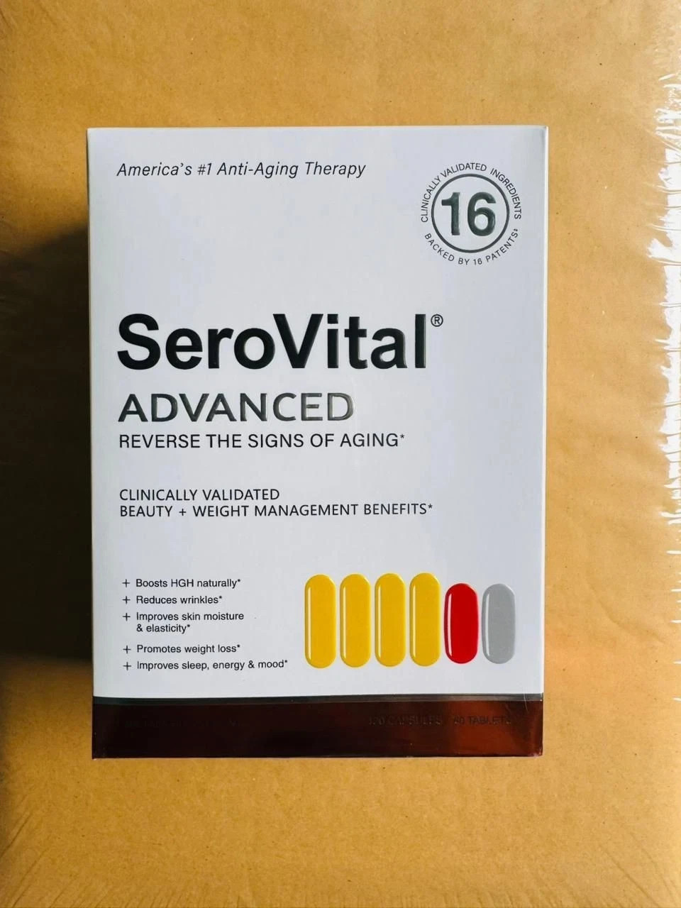 SeroVital Advanced Dietary Supplement 120 Capsules 60 Tablets Anti Aging