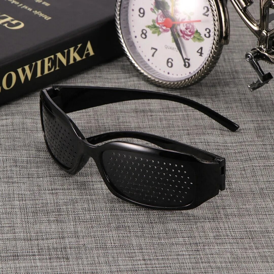 4x Unisex Small hole Glasses Eye Correction Exercise Eyesight Care Improveme