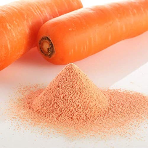 Carrot Powder – Dehydrated Ground Carrots, Smoothie, Soup, Supplement