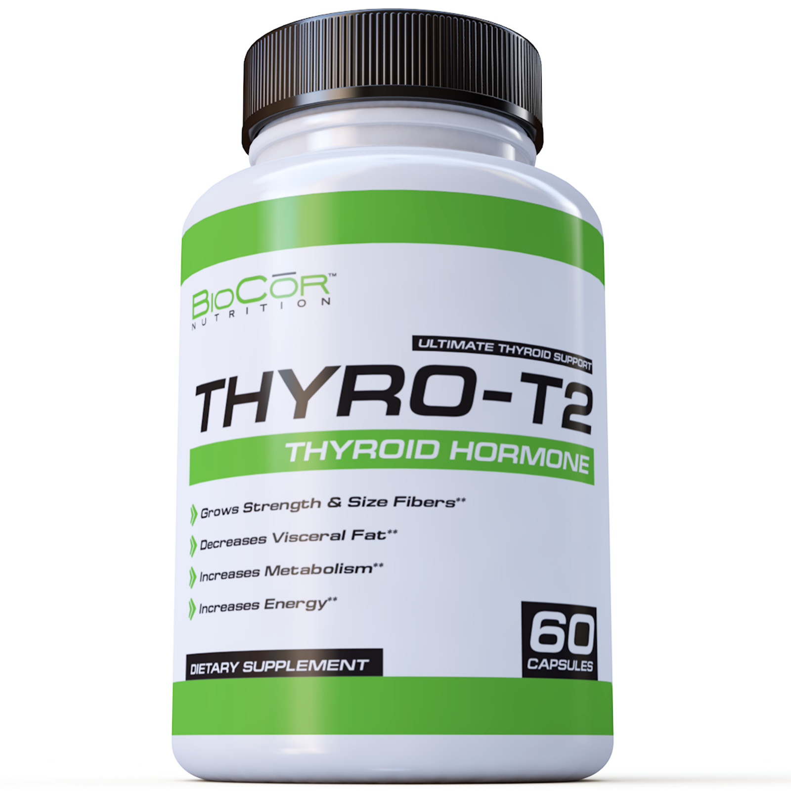 Thyro-T2 Thyroid Hormone Fat Burner Supplement – Boost Metabolism & Lose Weight