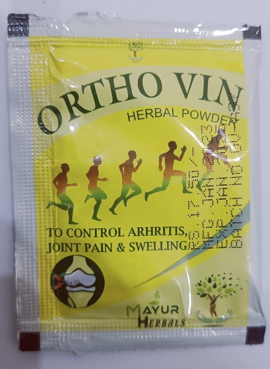 ORTHO VIN HERBAL POWDER FOR SUPPORT JOINT PAIN BODY & MUSCLE 56 Pouch