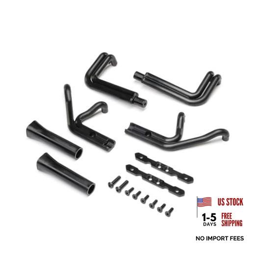 Header Set Matte Black 22S Sprint LOS-1897