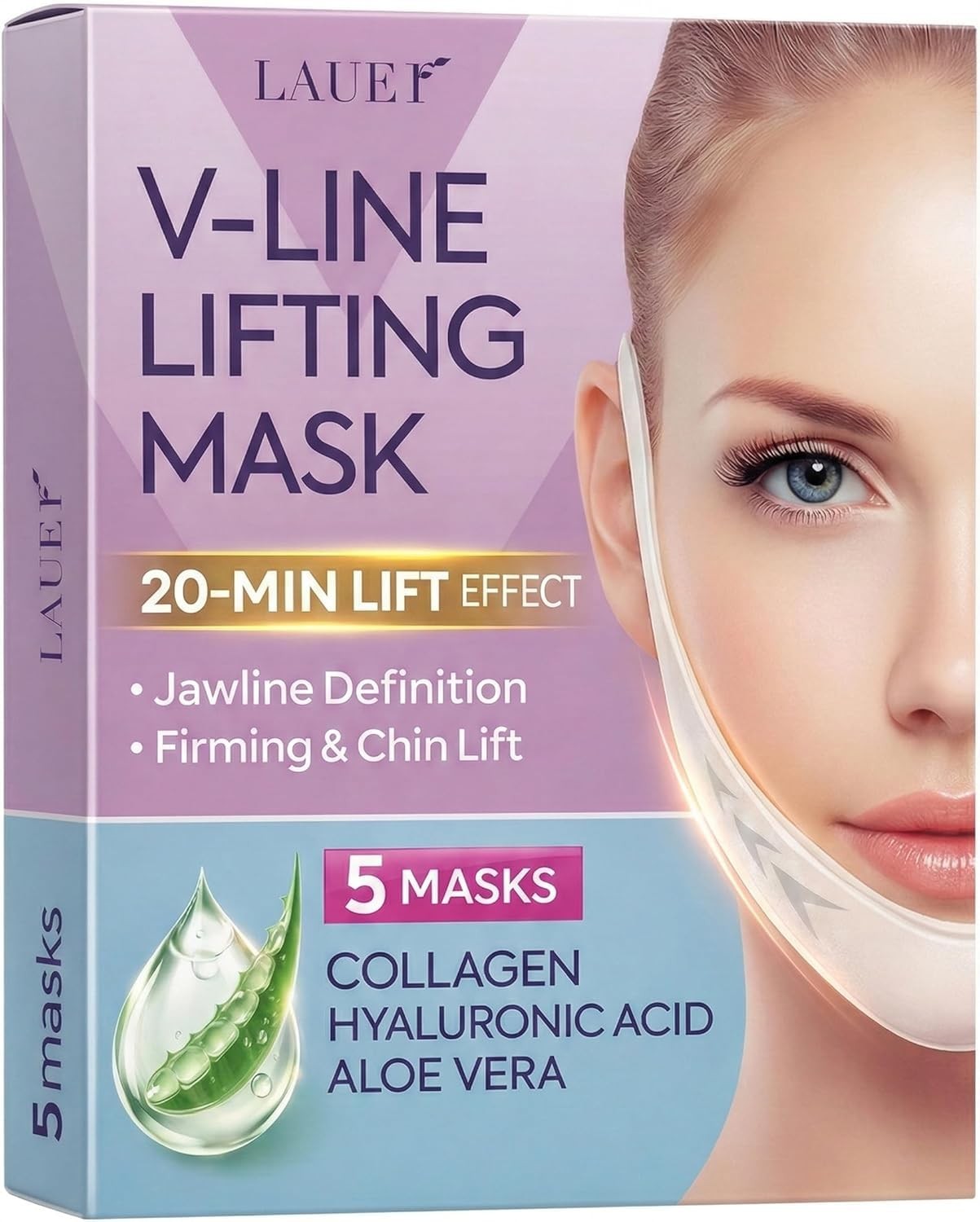 Lauer V-Line Lifting Mask – 5 Pieces