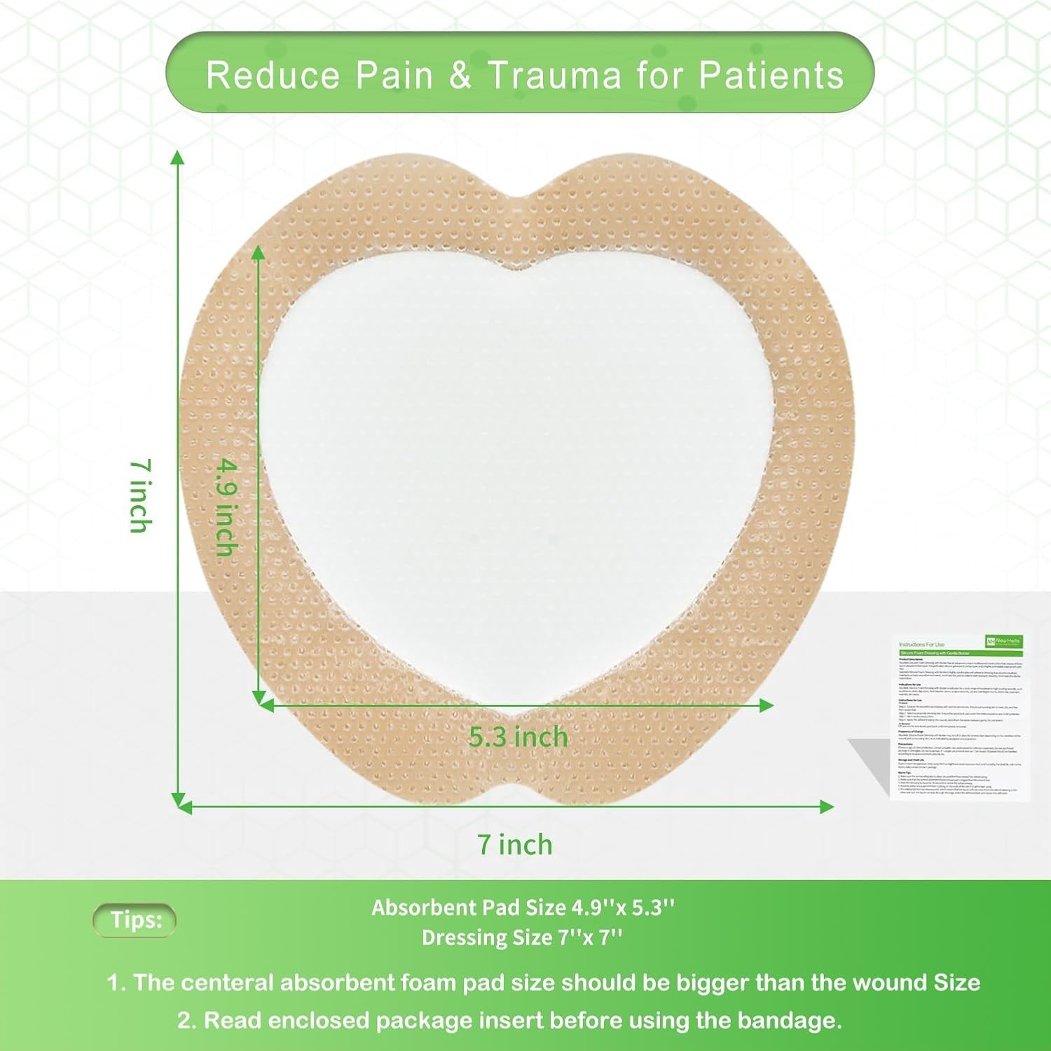 Sacrum Silicone Foam Dressing with Gentle Border for Sacral Ulcer, Pressure U…