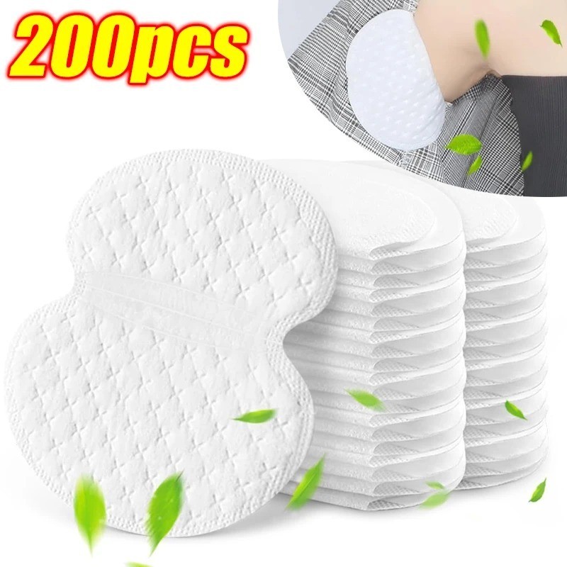 100× Disposable Underarm Sweat Pads Armpit Pads to Combat Sweat Men & Women