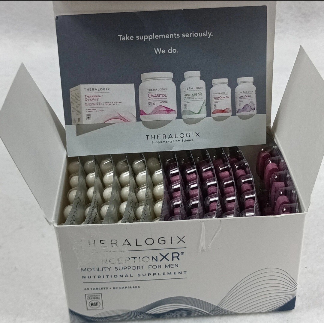 Theralogix ConceptionXR Motility Support Men’s Fertility Vitamin NIB Open Box