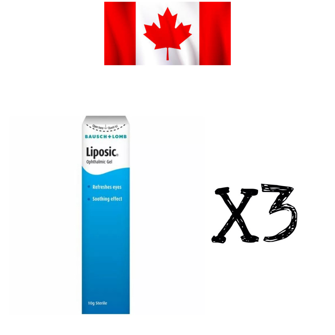Bausch & Lomb Liposic Ophtalmic Gel 10g x3