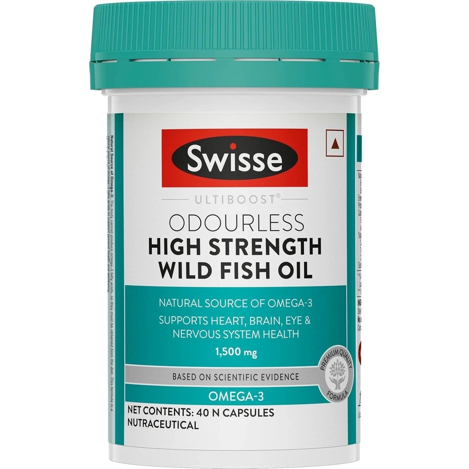 Swisse Fish Oil with 1500mg Omega 3 – 40N
