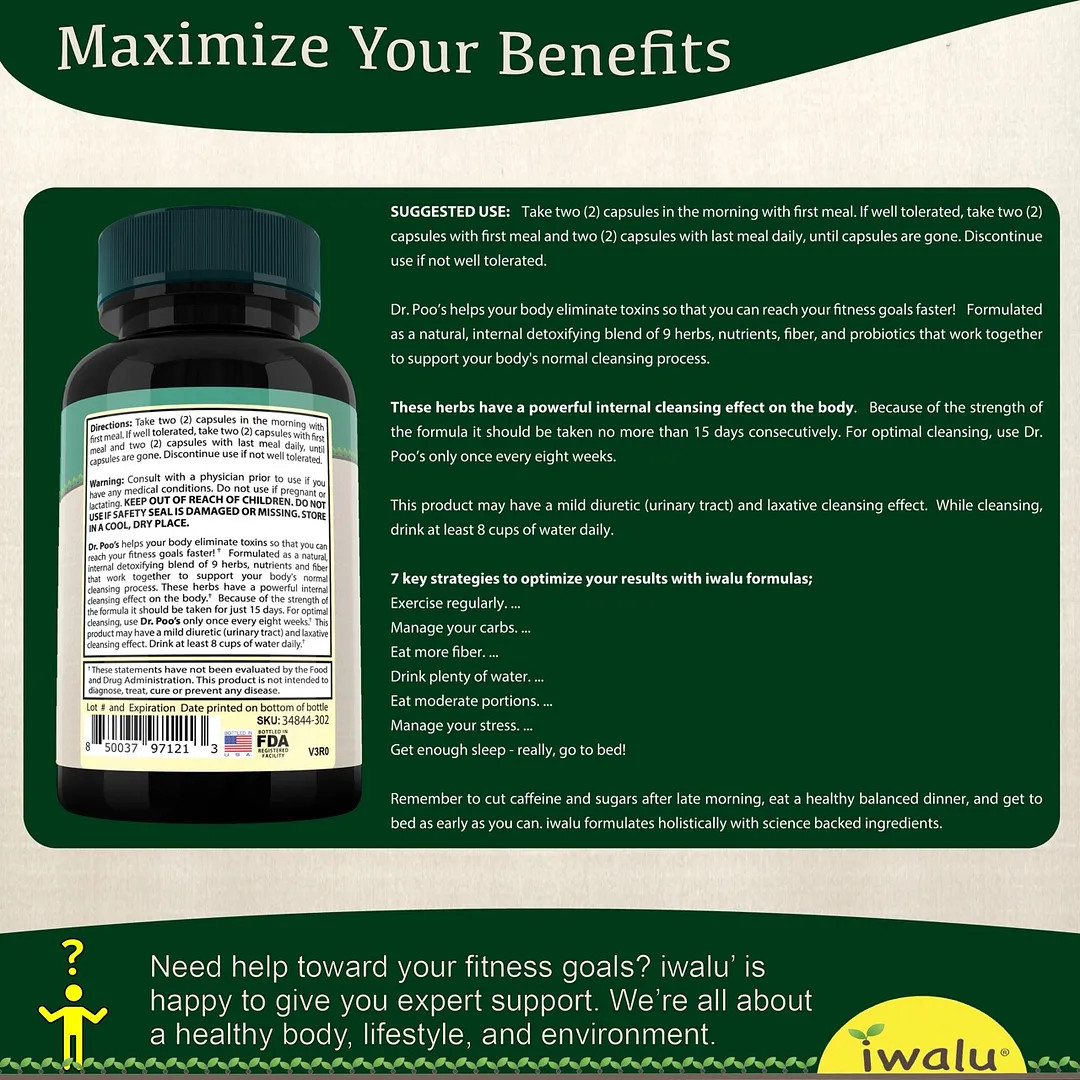 21 Day Cleanse | Best Supplement Capsule Pill Men Women FREE SHIP
