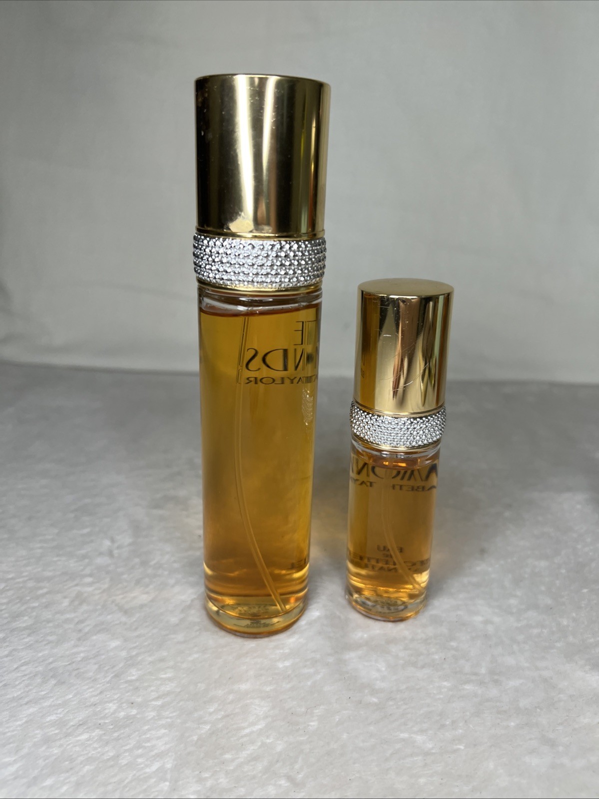 Lot 2 White Diamonds by Elizabeth Taylor 3.3 & 1 oz EDT Perfume for Women New