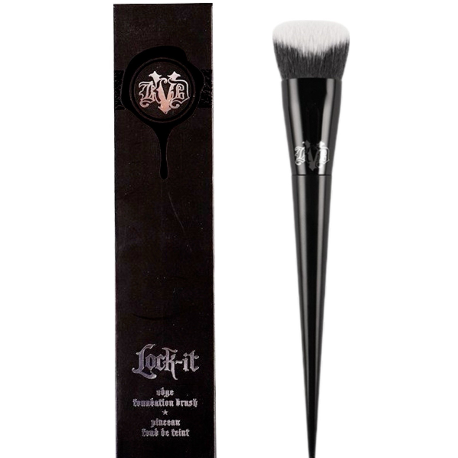 KVD Beauty Lock-It Edge Foundation Brush #10 *Discontinued* •NEW & SEALED•