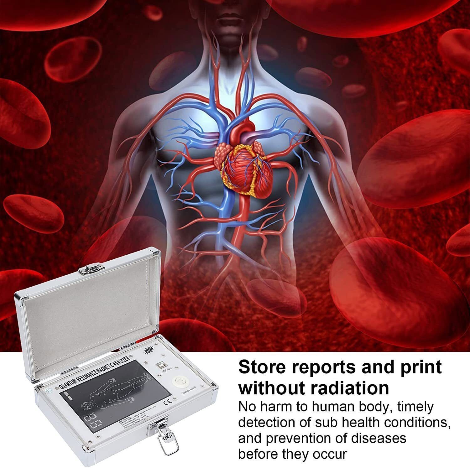 4TH Gen Quantum Resonance Magnetic Analyzer Full Body Health Sub-Health Detector