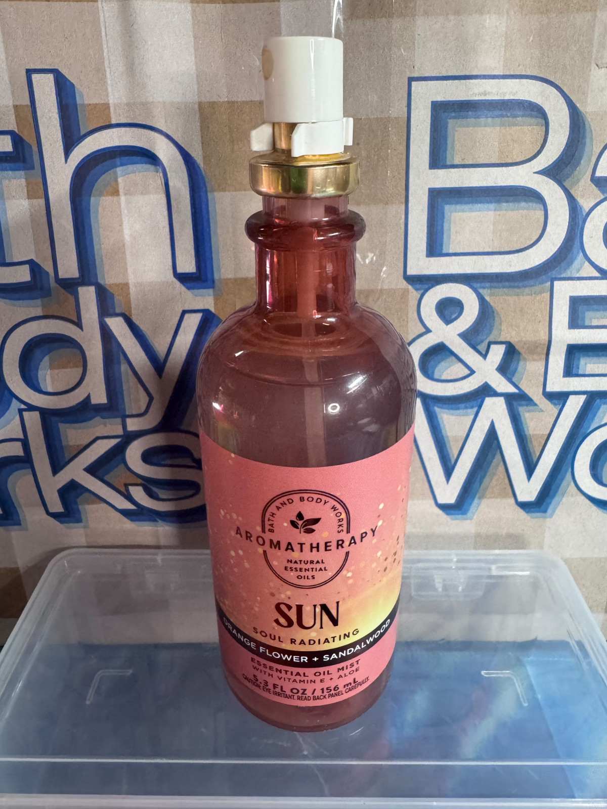 NEW! BATH & BODY WORKS AROMATHERAPY SUN-SOUL RADIATING OIL MIST! 5.3OZ