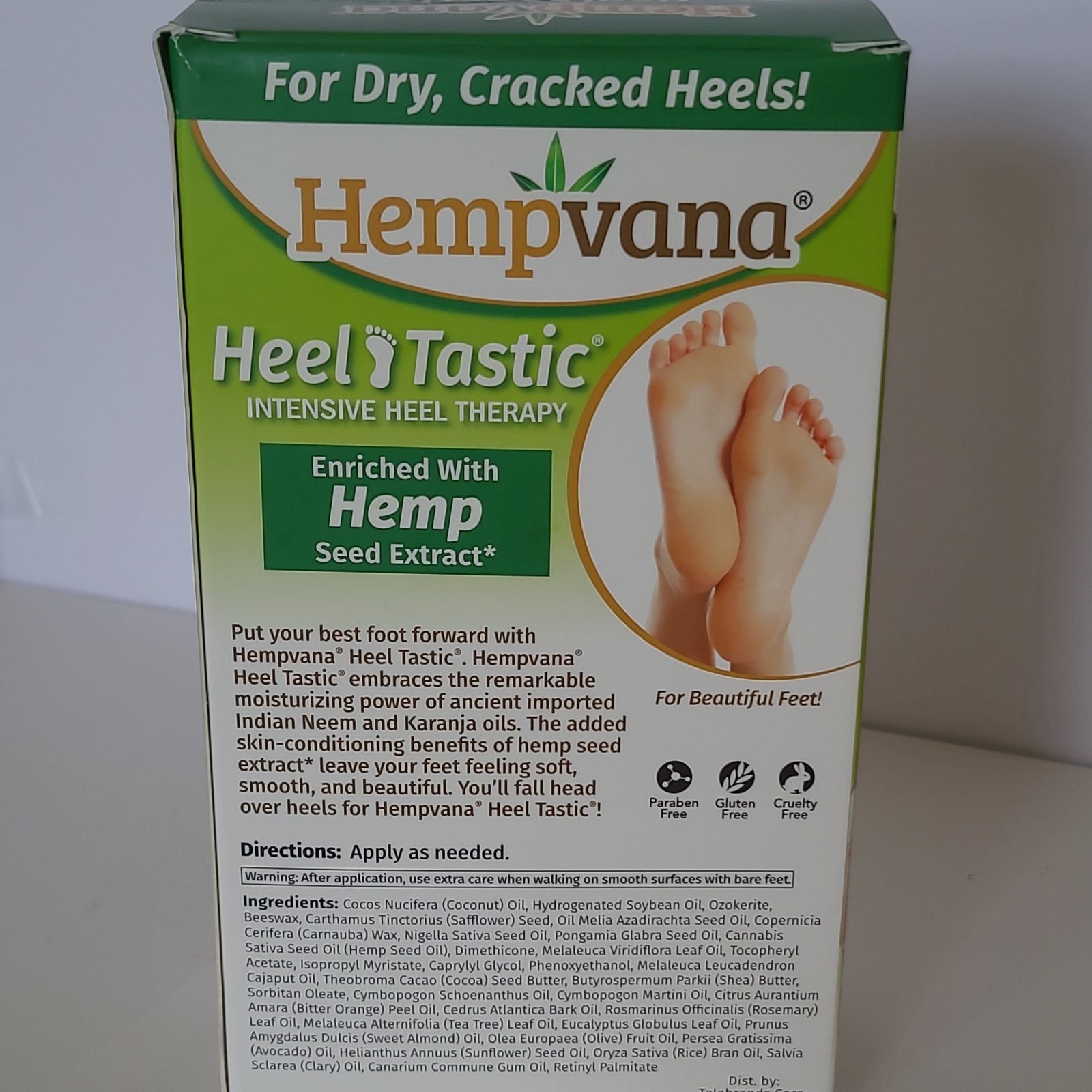 Original hemp Hempvana Heel Tastic Intensive Heel Repair – ORIGINAL FORMULA