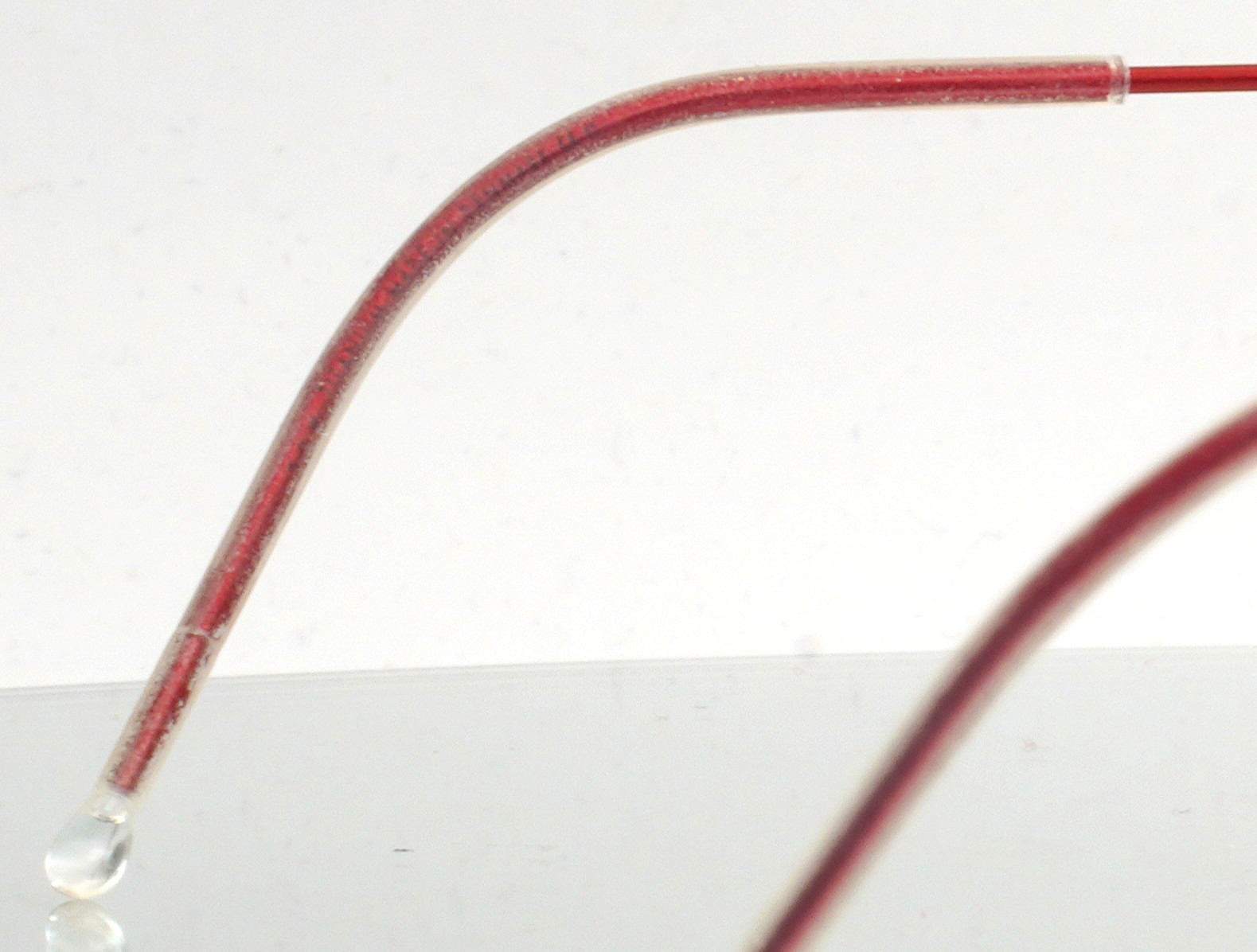 LINDBERG n.o.w. 6587 U33 Clear Red Unisex Square Eyeglasses 43-23-150 B:36