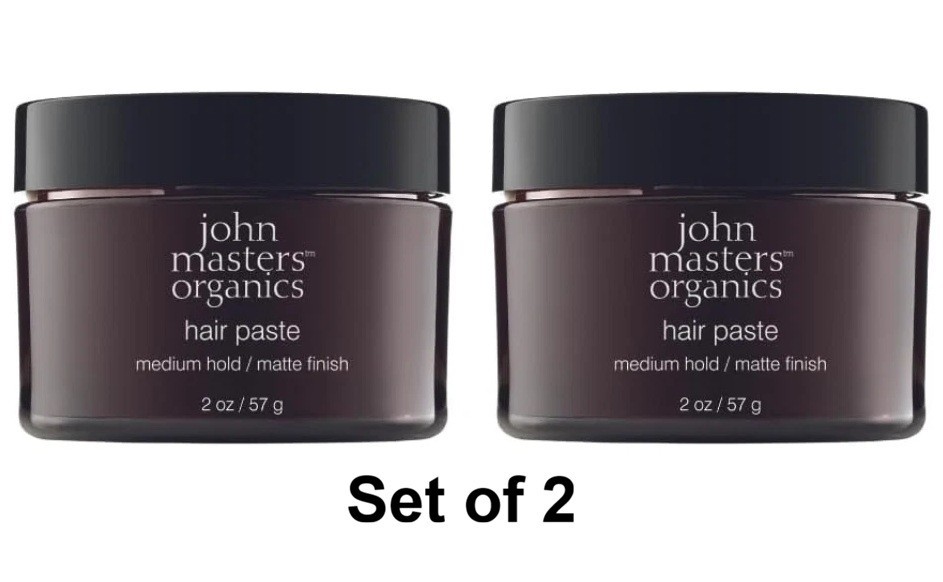 John Masters Organics Hair Paste 57g x2 Set Medium Hold Matte Finish
