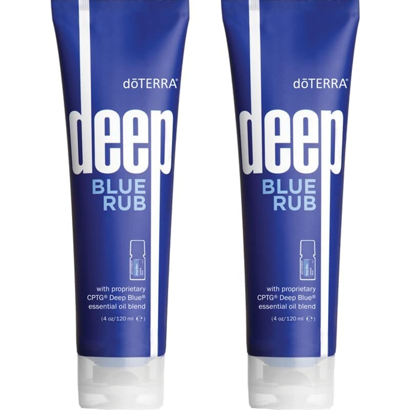 2Pack doTERRA Deep Blue Rub Body Cream – 4 oz