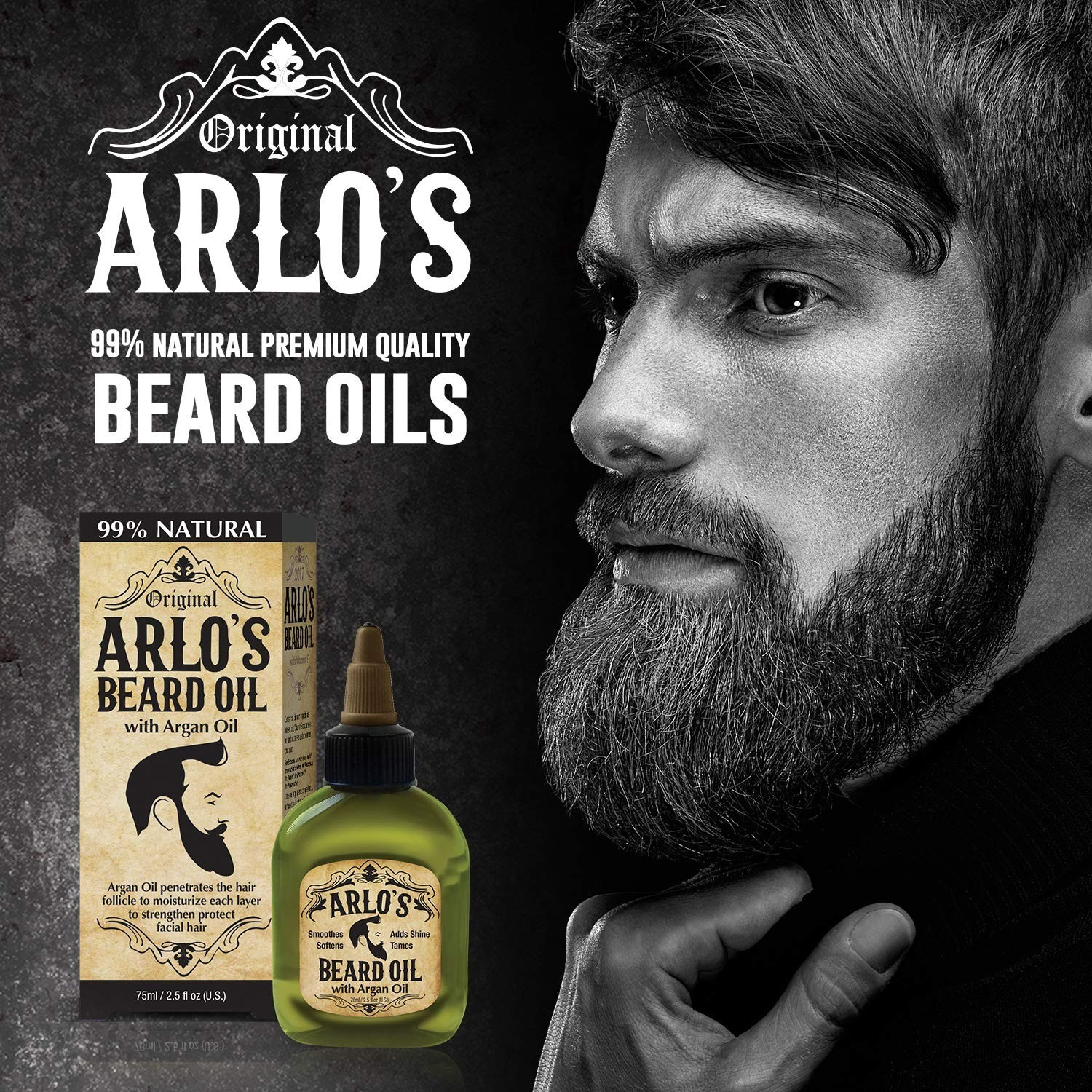 Ultimate Fresh Beard Oil – 2.5 oz of Minty Refreshment & Skin Soothing Power