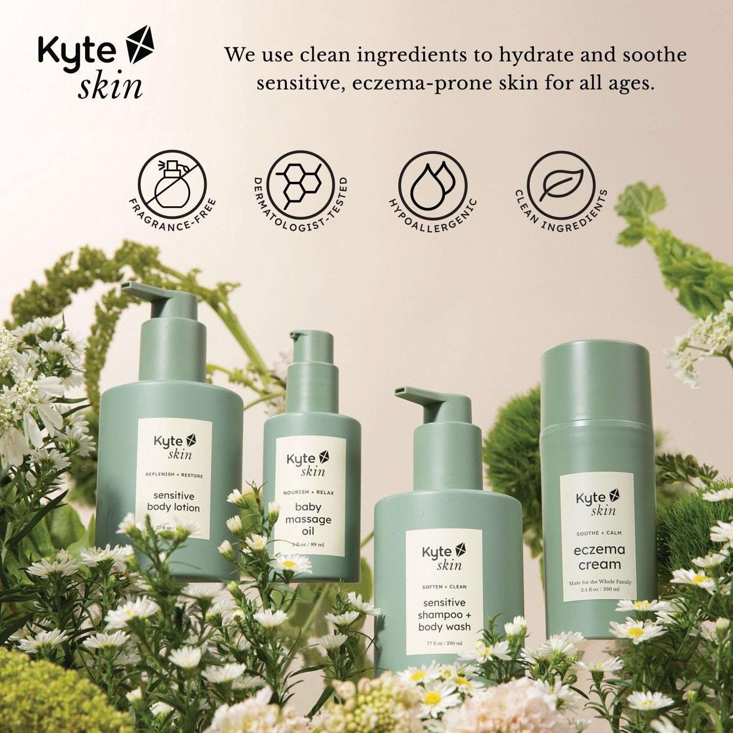 KYTE BABY – Kyte Skin Baby Massage Oil, 100% Botanical 3 Fl Oz (Pack of 1)