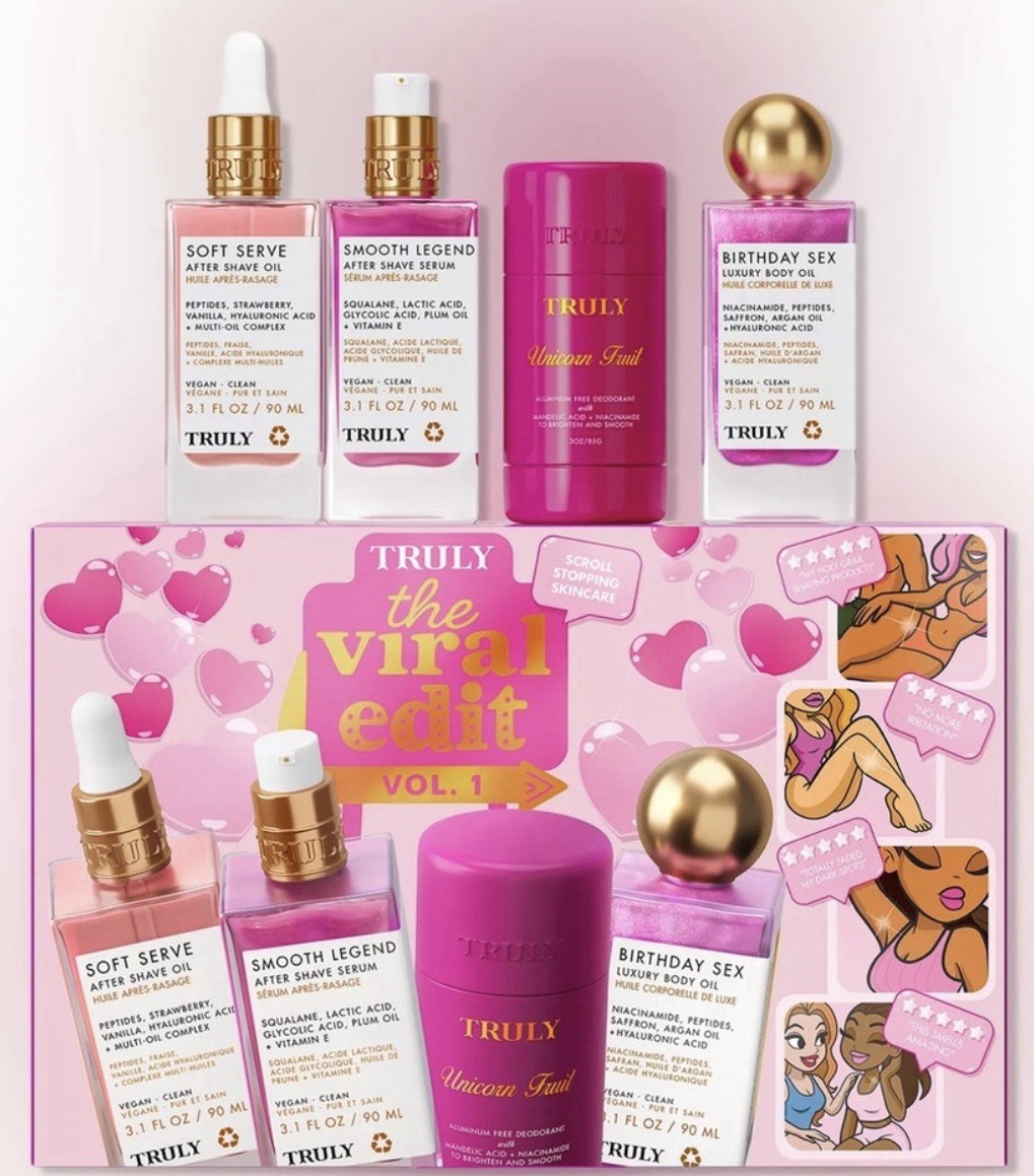 Truly The Viral Edit Famous TikTok Routine Vol. 1 Skincare Set 4-PC New & Sealed
