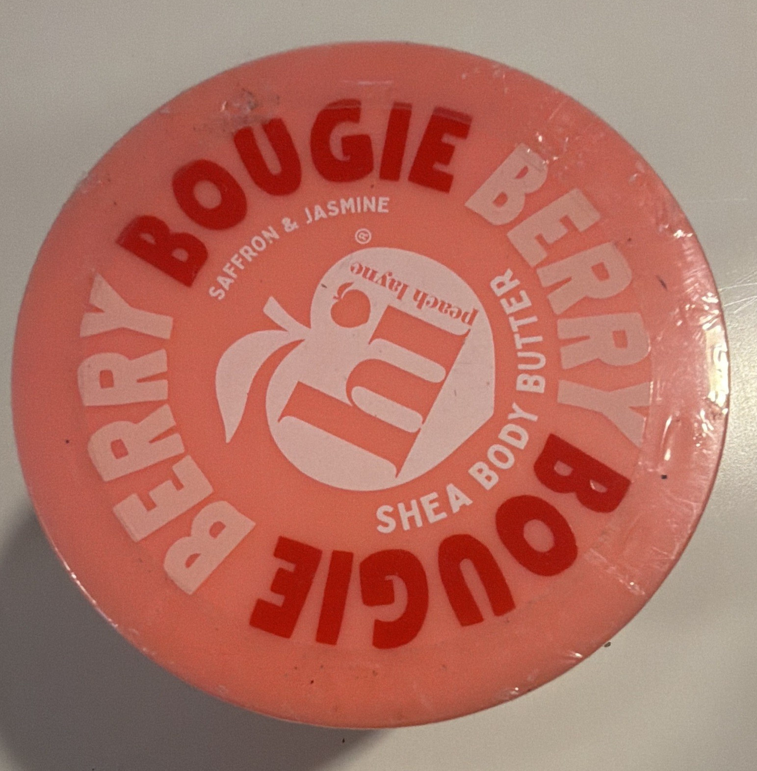 hi Berry Bougie Shea Body Butter Vegan Cruelty-Free Saffron Jasmine 9.88 oz