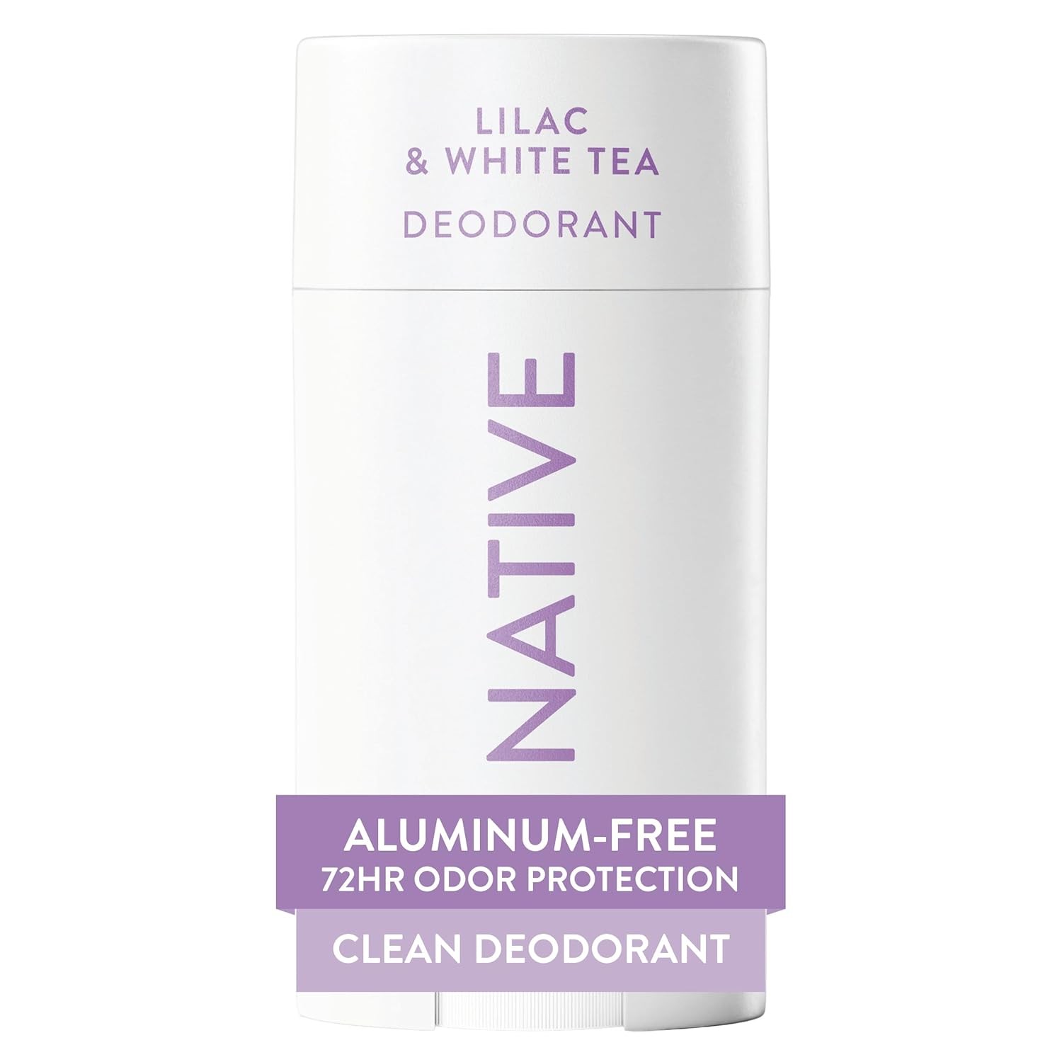 Native Aluminum Free Deodorant Lilac & White Tea 72HR Odor Control 2.65 oz