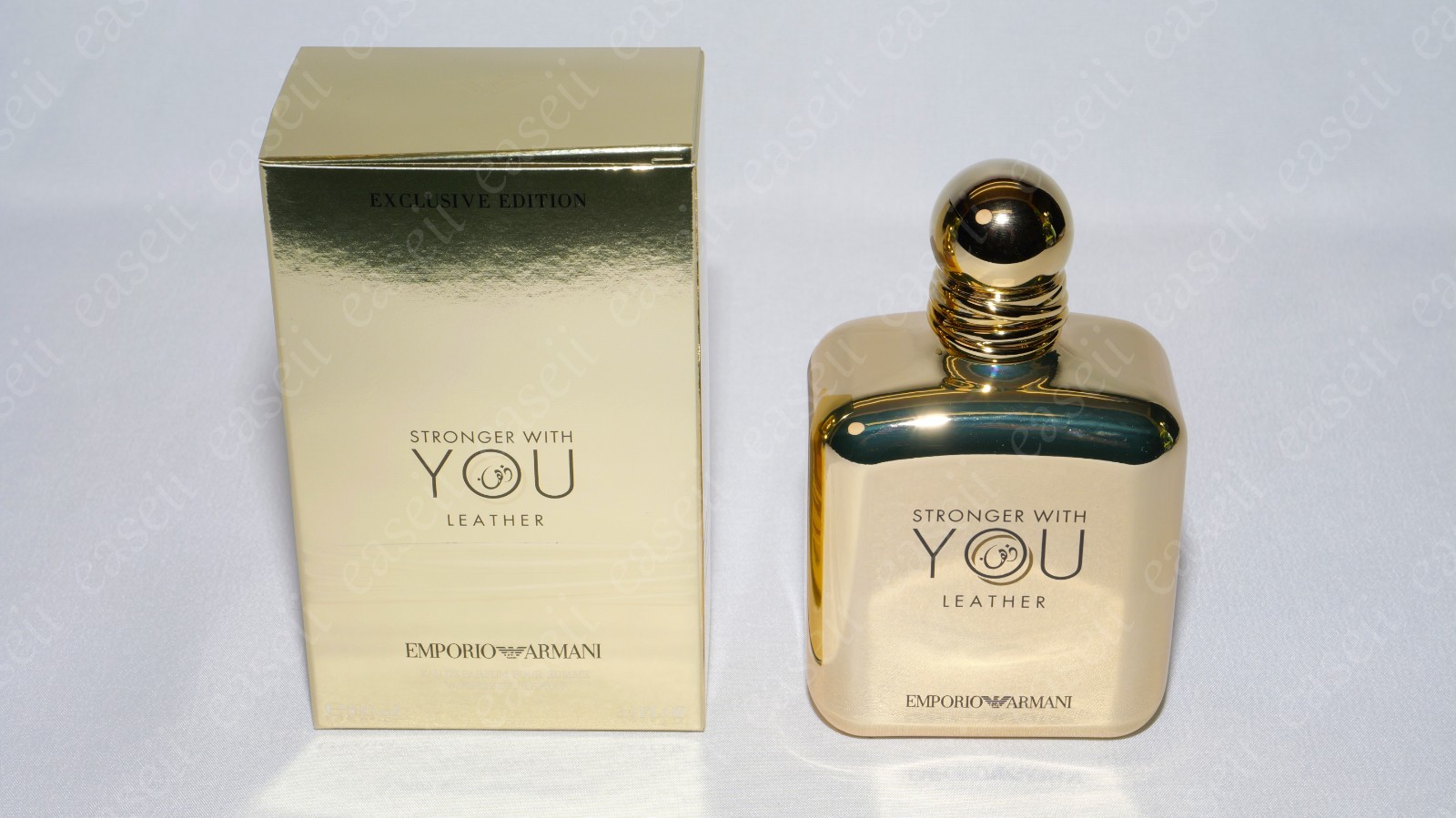 Emporio Armani Stronger with You Leather (EDP) 100mL (3.4oz) Bottle Discontinued