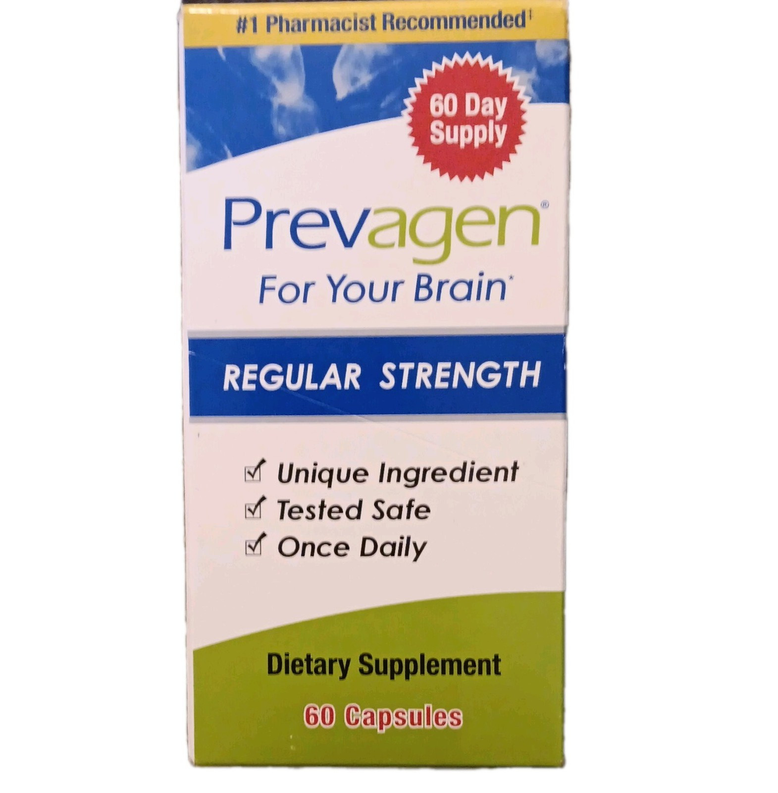 Prevagen Regular Strength Brain & Memory Support Capsules (60 day supply)