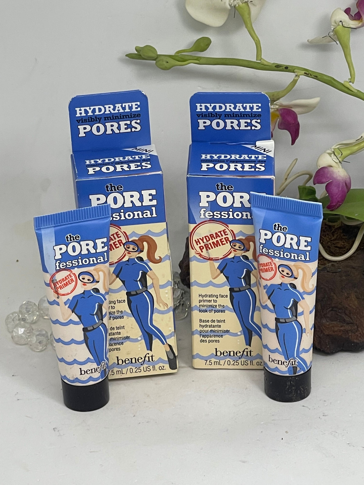 2x Benefit The Porefessional Hydrating Face Primer – .25 fl oz – New in Box