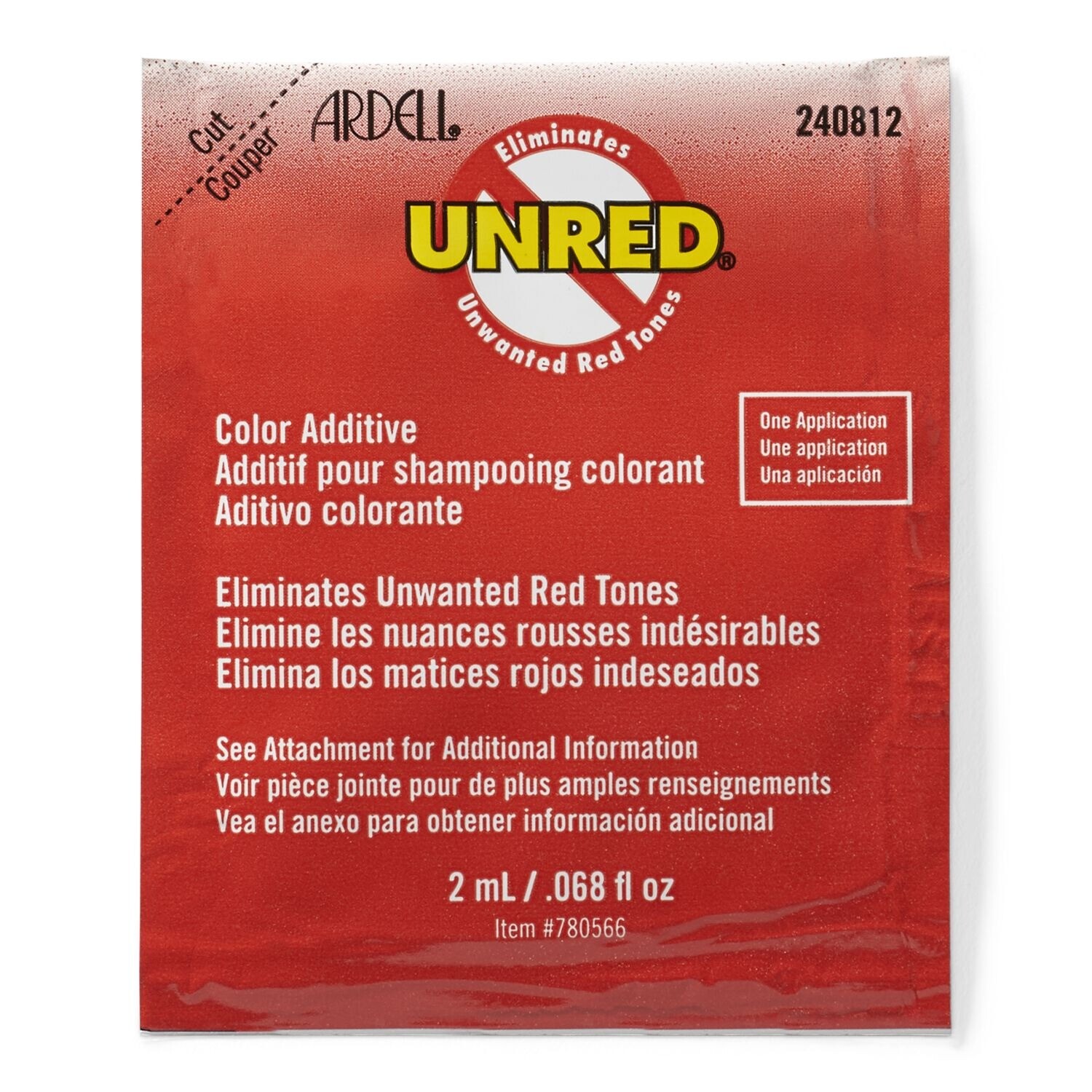 NEW Pack of 4 Ardell Unred Hair Color Additive 0.068oz