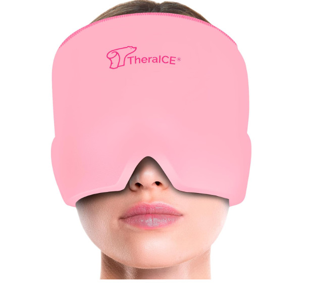 Migraine Relief Cap Hot Cold Therapy Headache Ice Gel Compression Hat
