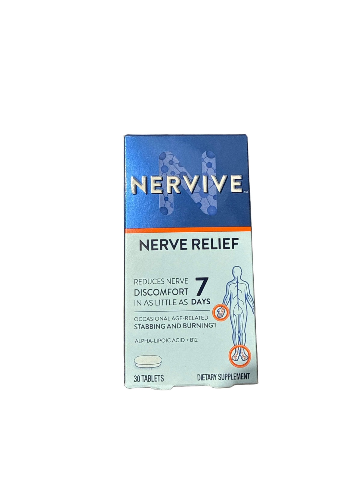 2x 6/28 Nervive Nerve Relief Dietary Supplement 30 Tablets