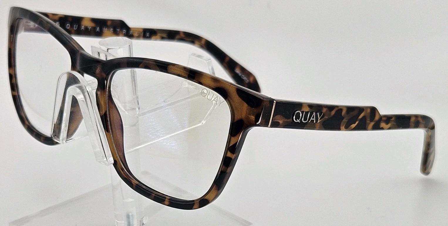 Quay Australia Hardwire 126 Eyeglasses 50-18 Tortoise Brown Unisex Frames R9