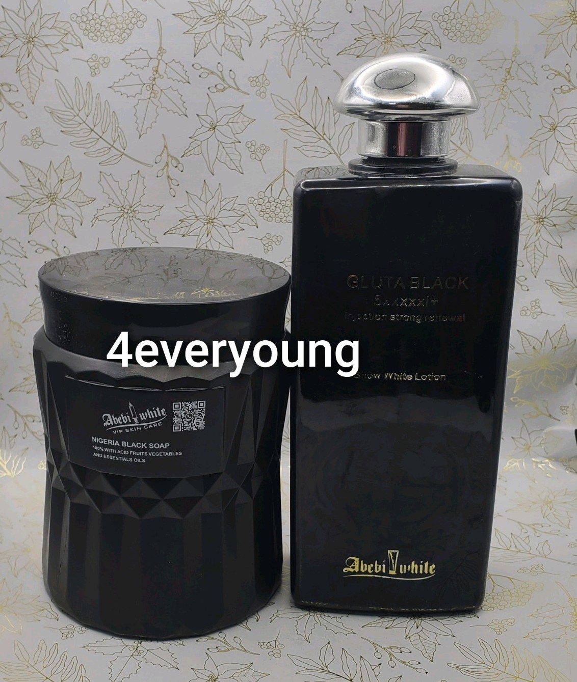 Abebi White Gluta Black 5xxxxl Snow White Lotion & Nigeria Black Soap…