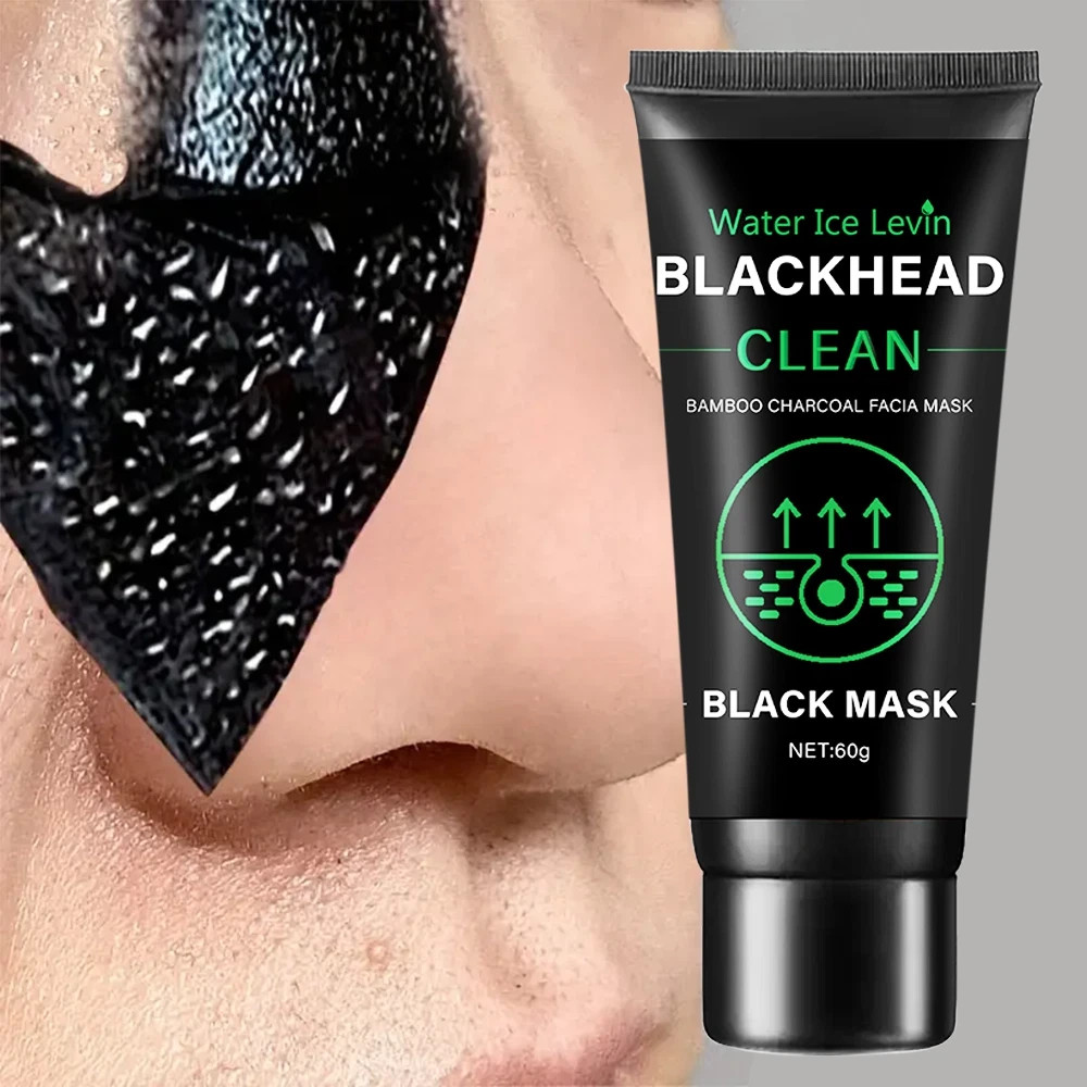 60g Bamboo Charcoal Black Mask Peel Off Deep Cleansing Blackhead Removal Face